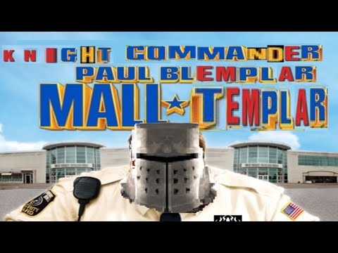 Reading Paul Blart posters, in a highly professional manner, without even laughing once