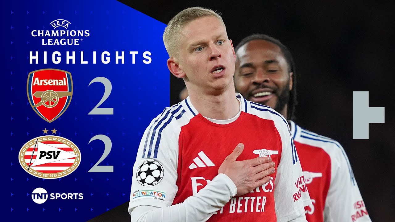Madrid Awaits For Gunners 🍿 | Arsenal 2-2 PSV | UEFA Champions League Highlights