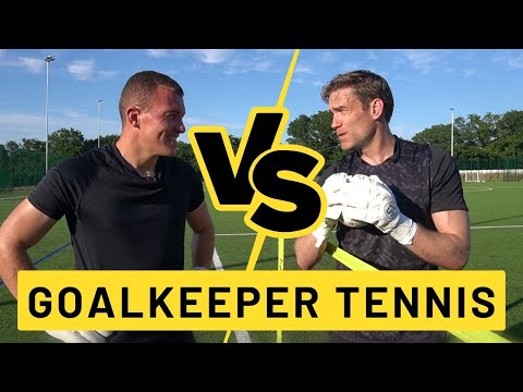 🧤 🎾 Goalkeeper vs Goalkeeper | Who has the Football Goalkeeper Tennis Skills?
