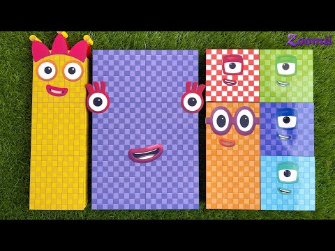 Looking for Numberblocks Puzzle Tetris NEW Big 600 Space ASMR - Numberblocks Satisfying Video #63