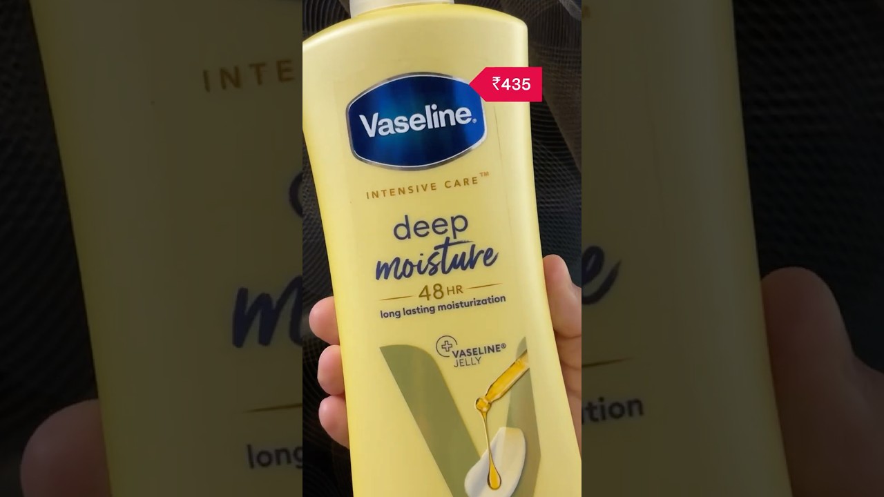 Vaseline deep moisture body lotion review #shorts