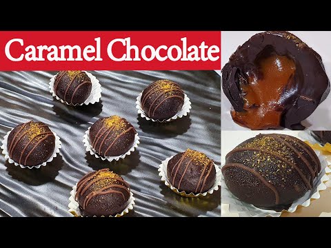 Caramel Chocolate | How To Make Chocolate Homemade Chocolate Recipe Indian | Raksha Bandhan Special