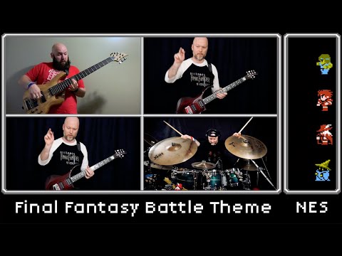 Final Fantasy 1 FF1 NES - Battle Theme Music with GregglyPuff!