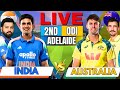 LIVE India Vs Australia 2nd ODI 2025 IND Vs AUS Match Today Live Score Commentary 2nd Inning