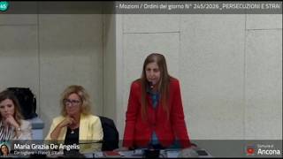 La consigliera FdI di Ancona: «Le condizioni dei cristiani perseguitati nel mondo così dure che i...