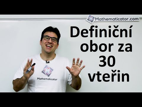 Definiční obory funkcí - super rychlá metoda - procvičení