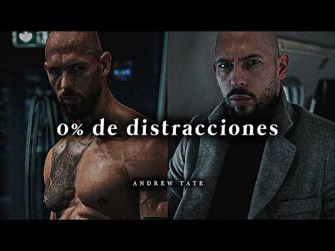 𝟎% 𝐃𝐄 𝐃𝐈𝐒𝐓𝐑𝐀𝐂𝐂𝐈𝐎𝐍𝐄𝐒: Enfoca tu mente y disciplina en mejorar - Andrew Tate (motivación)