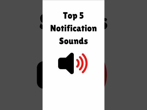 Top 5 notification sounds 🔥 #shorts