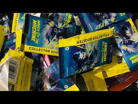 March of The Machines Collector booster opening Magic: The Gathering