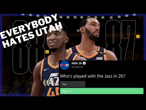 Lebron James doesn't play with the Utah Jazz in NBA 2k21, so I did...