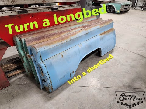 Turning a longbed 1960-1966 Chevrolet C10 into a shortbed with MetalOx Fab!