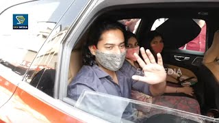 Prajwal Devaraj and Wife Ragini Chandran Comes To Watch Inspector Vikram Movie