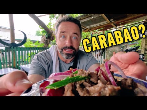 UNBELIEVABLE TASTE!! MY FIRST CARABAO MEAT EXPERIENCE IN LA UNION!