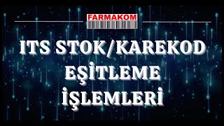 ITS Eczane Stok Eşitleme