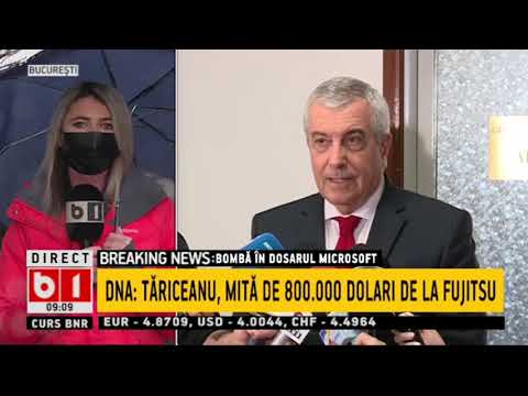 STIRI B1 ORA 9.00 DIN 12 IAN 2021 - TARICEANU, ACUZAT DE LUARE DE MITA DE CATRE DNA