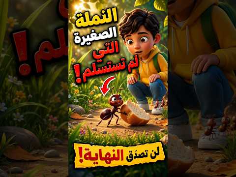 🐜 النملة الصغيرة التي لم تستسلم! | قصة عمر والنملة
