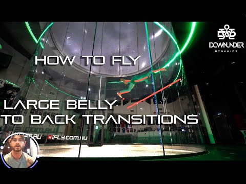 Back and Belly Transitions - Indoor Skydiving
