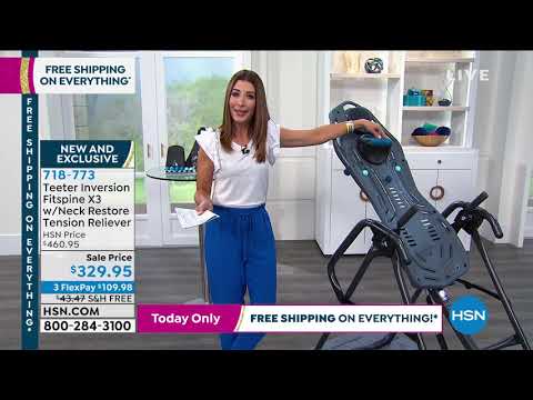 Teeter Inversion Fitspine X3 with Neck Restore Tension R...