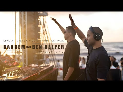Kadhem b2b Ben Deeper live @ Djerba Music Land Festival, Tunisia