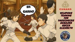 Where Else Can You Fence at Sea? Cunard’s Queen Elizabeth, The Most Unique Cruise Activity at Sea