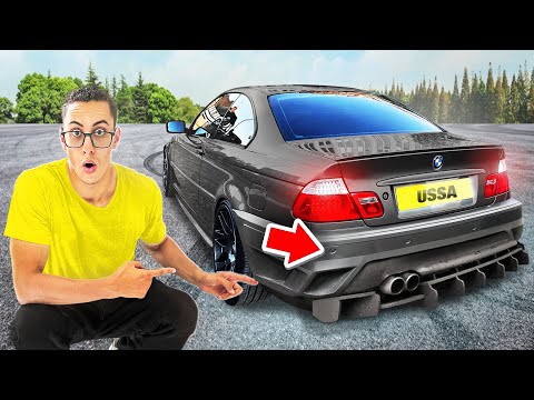 I MODIFY the REAR BUMPER on the BMW E46 😱