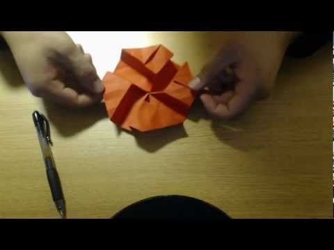 Origami Kawasaki Rose Variation Tutorial
