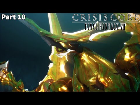 Genesis' Terrifying Summon! Bahamut Fury! | Crisis Core Final Fantasy 7 Reunion Lets Play Part 10