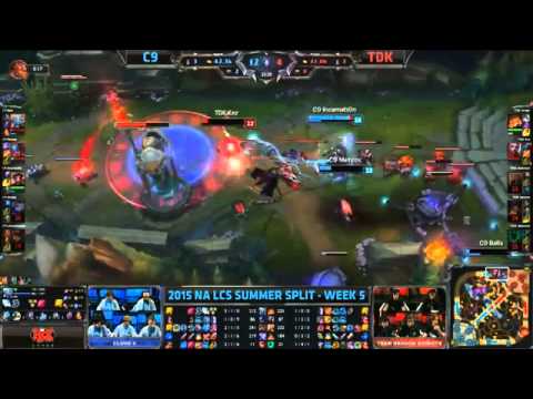 C9 vs TDK - Game 1 Highlights - Week 5 NA LCS SUMMER 2015