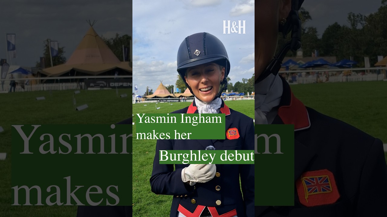 Gold medallist Yasmin Ingham makes Burghley debut - YouTube
