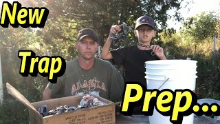 New Trap Prep Degreasing new coyote traps duke 550 pro