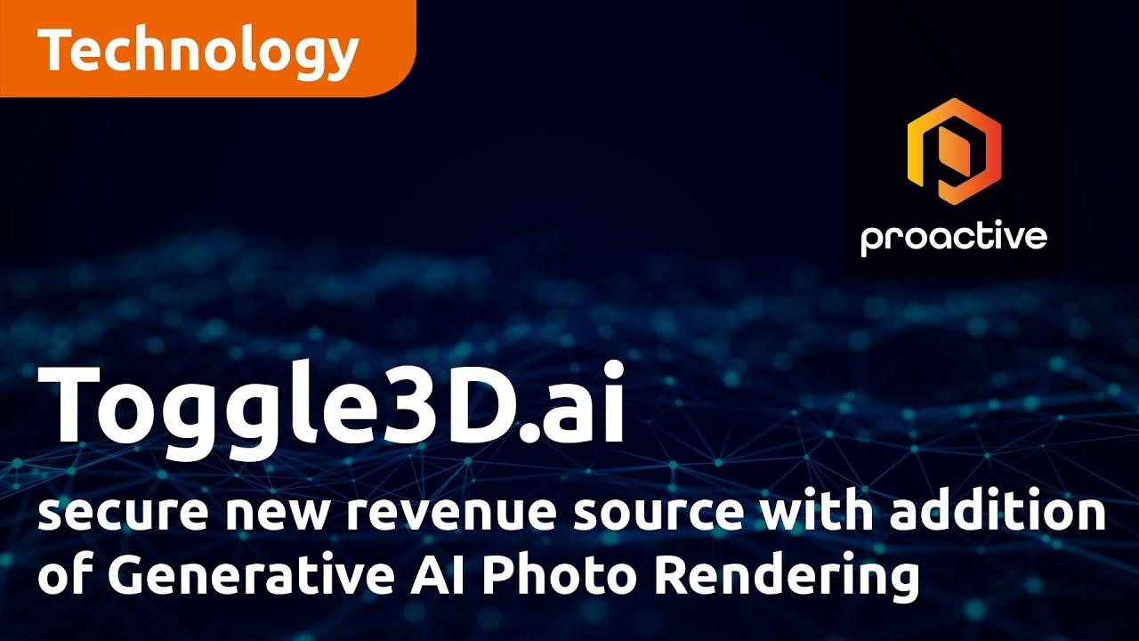 Toggle3D.ai secures new revenue source with addition of generative AI photo rendering