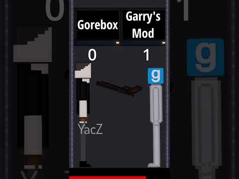 Gorebox vs Garry's Mod in People Playground #shorts