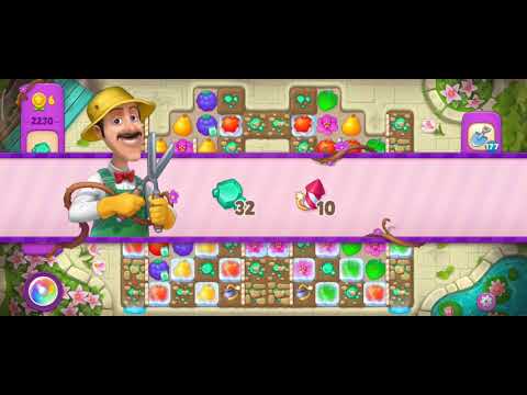 Gardenscapes Level 2230 Walkthrough "No Boosters Used"