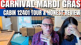 Our Carnival Balcony Cabin 12401 Nasty Surprise! Full Room Tour & Honest Review! 🛳️