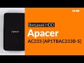 Apacer AP1TBAC233B-S - відео