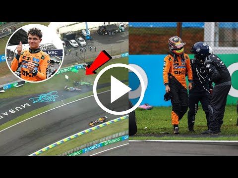 Oscar Piastris Wahnsinns-Crash im Sprintrennen des Brasilien-GP! Rote Flagge in São Paulo – Chaos...