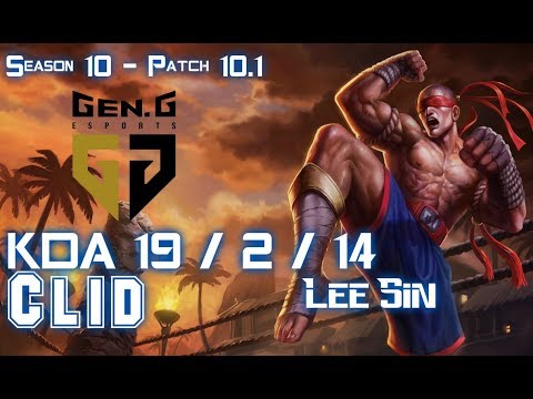 Gen Clid LEE SIN vs KARTHUS Jungle - Patch 10.1 KR Ranked