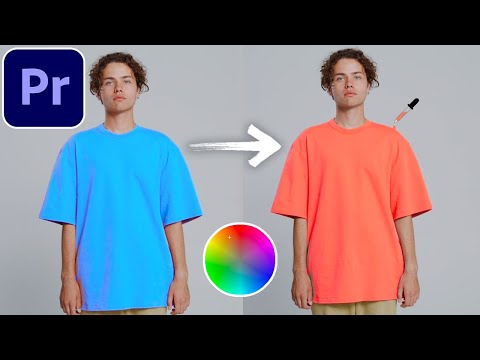 How to Easily Change Shirt or Object Color in Adobe Premiere Pro CC (Tutorial)