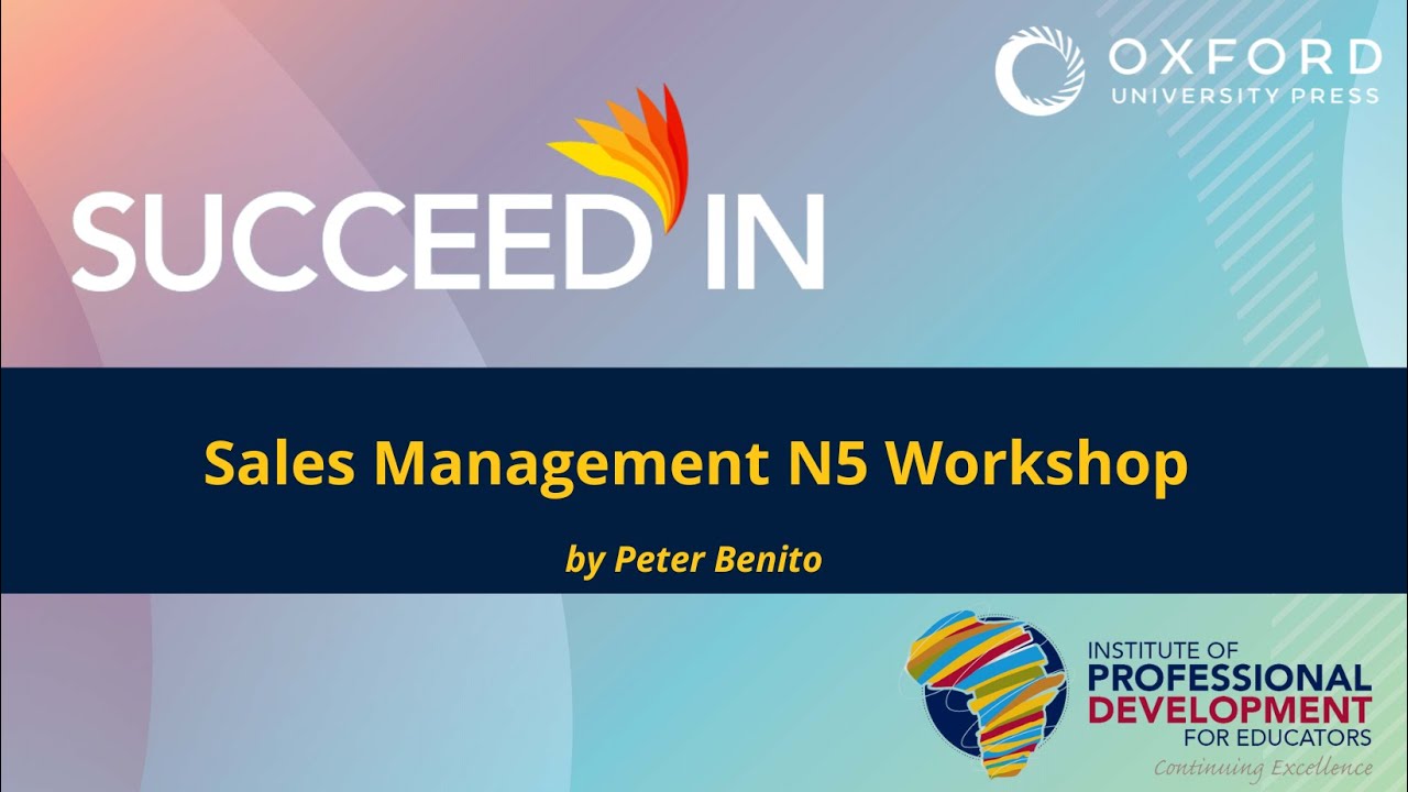 Sales Management N5 Workshop