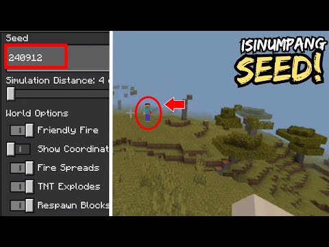 I tried the Cursed Seed in Minecraft |  Minecraft Creepy!