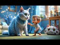 பூனை குட்டி பாடல் Tamil Kids Songs Funny Cartoon For Children