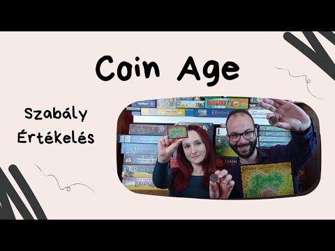 Fej vagy írás újratöltve! Coin Age társasjáték játékbemutató és szabályismertető - Társasozz Okosan!