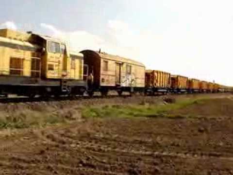 SM42-2646 PNI ze składem wagonów samowyładowczych 23.04.2012 Chorzelów