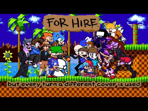 For Hire, but every turn a different character sings it