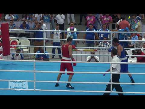Finales de Boxeo - Juegos CA - 56KG - Angel Jarquin (NIC) VS Christian Jimenez (SAL)