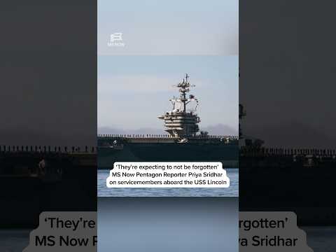 Pentagon Reporter Priya Sridhar on service members aboard the USS Lincoln