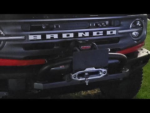 2021 Ford Bronco WARN Hitch Install Complete Ford kit - Long One But Worth It