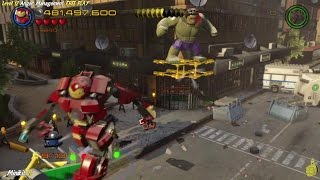 Lego Marvel Avengers: Lvl 12 / Anger Management FREE PLAY (All Collectibles) - HTG