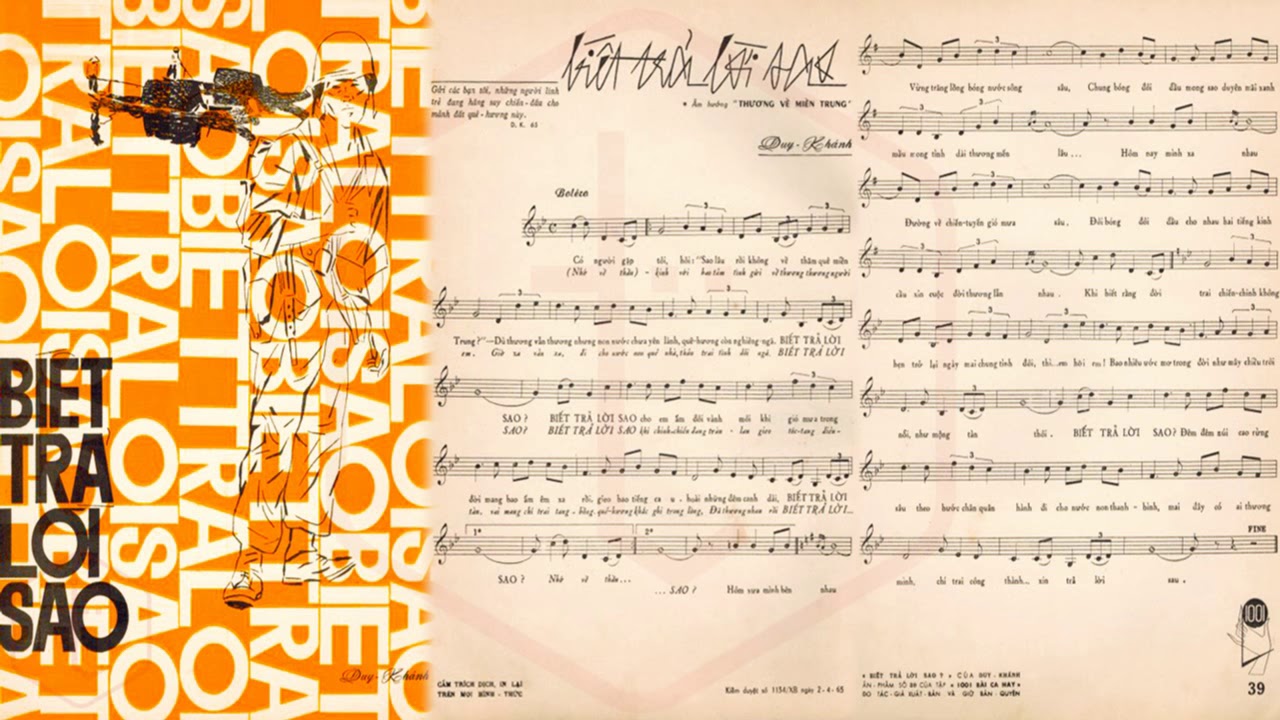 Tờ Nhạc Xưa Trước 1975