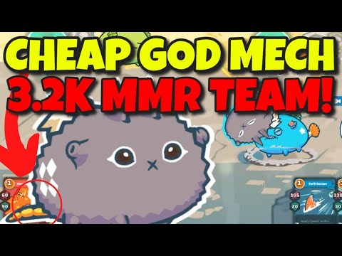 CHEAP 3K MMR MECH AXIE INFINITY - Season 19 - Budget Build 3000+ MMR Bird Mech Aqua Plant | STRATEGY